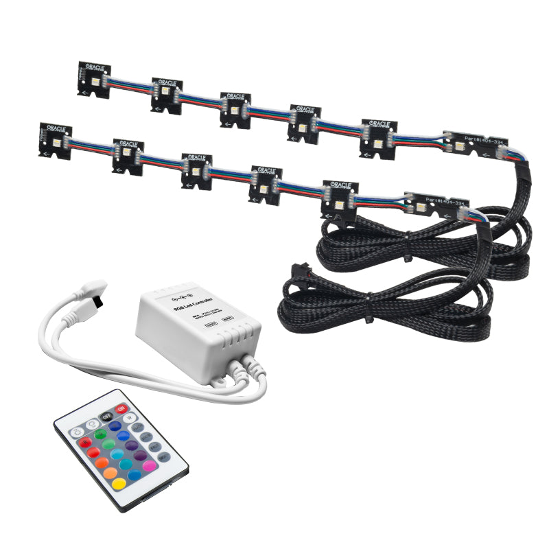 Oracle 14-21 Infiniti Q50 RGB+W Headlight Halo  Kit - ColorSHIFT w/ Simple Controller