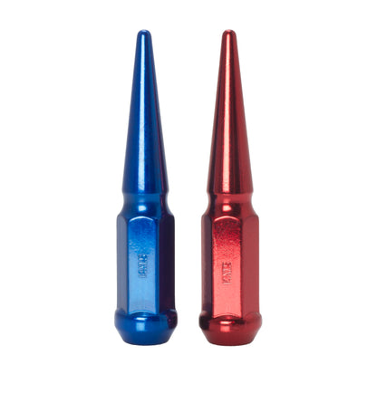 Wheel Mate Spiked Lug Nuts Set of 24 - Blue 14x1.50