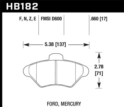 Hawk HP+ Street Brake Pads