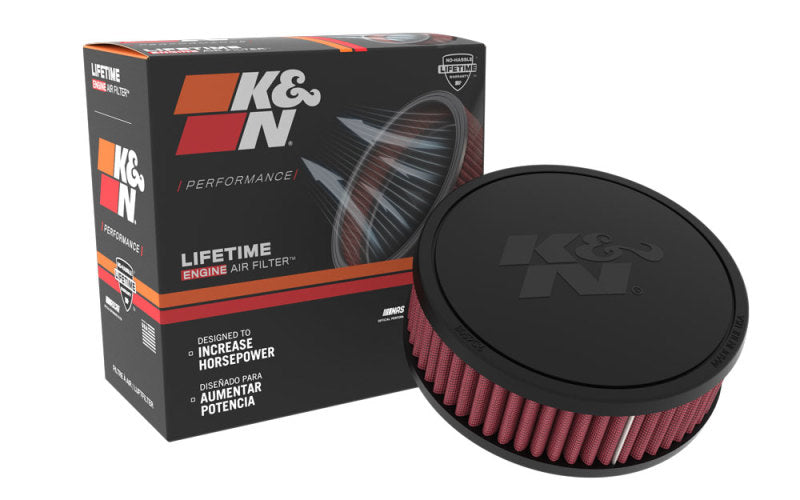 K&N Universal Filter 2 1/16in Flange / 6in OD / 2in H / CR TP V