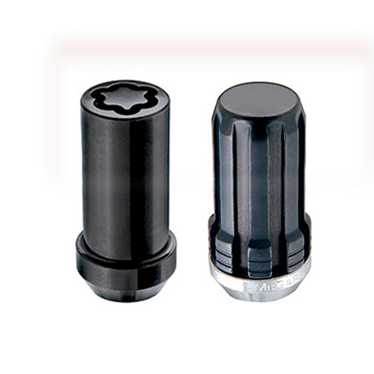 McGard SplineDrive Tuner 6 Lug Install Kit w/Locks & Tool (Cone) M14X1.5 / 22mm Hex - Blk