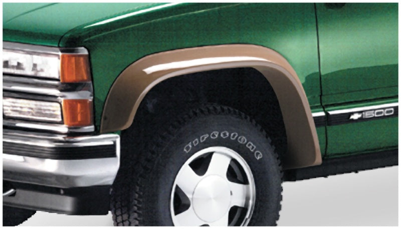 Bushwacker 88-99 Chevy C1500 Extend-A-Fender Style Flares 2pc Covers OEM Flare Holes - Black