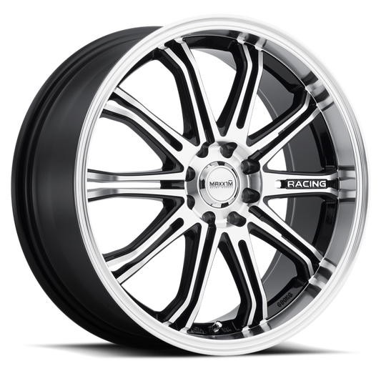 Maxxim Ferris 17x7 8x100/114.3 ET40 Black Machine Face