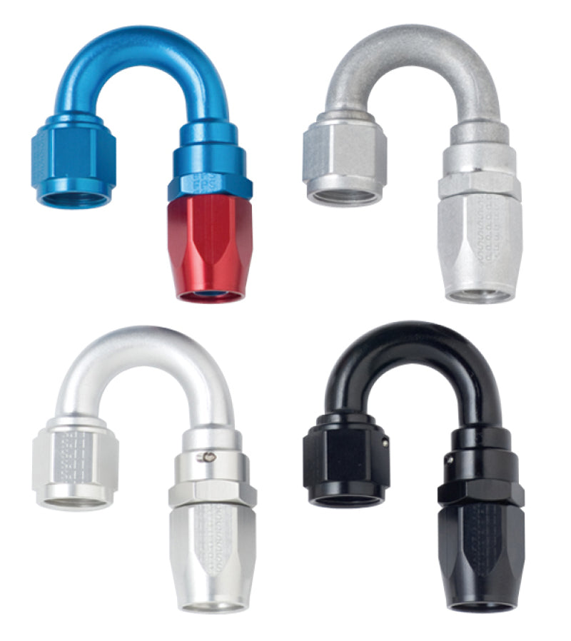 Fragola -8AN x 180 Degree Power Flow Hose End