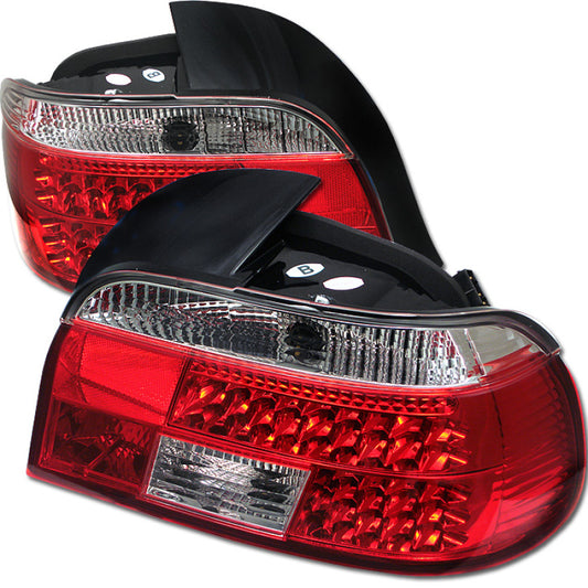 Spyder BMW E39 5-Series 97-00 LED Tail Lights Red Clear ALT-YD-BE3997-LED-RC