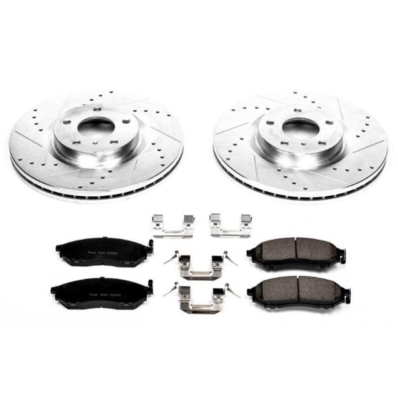 Power Stop 08-12 Infiniti EX35 Front Z23 Evolution Sport Brake Kit