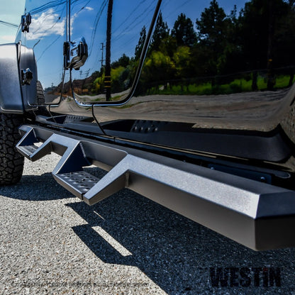 Westin 2020 Jeep Gladiator HDX Drop Nerf Step Bars - Textured Black