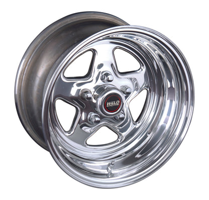 Weld ProStar 15x10 / 5x4.75 BP / 3.5in. BS Polished Wheel - Non-Beadlock