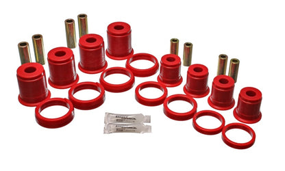 Energy Suspension 84-01 Jeep Cherokee/Wagoneer/Comanche 2WD Red Front Control Arm Bushings