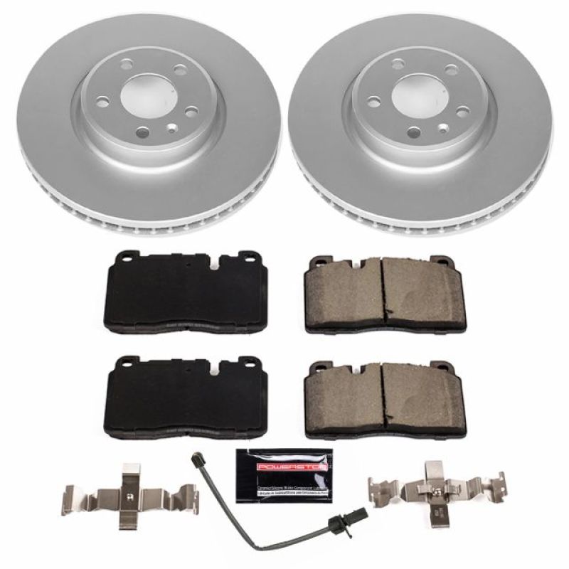 Power Stop 14-17 Audi Q5 Front Z23 Evolution Sport Coated Brake Kit