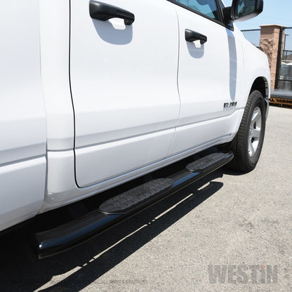 Westin 2019 Ram 1500 Quad Cab (Excl Classic) PRO TRAXX 5 Oval Nerf Step Bars - Black