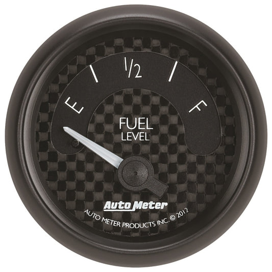 Autometer GT Series 52mm Short Sweep Electronic 240-33 ohms Fuel Level (For use w/ 3262)