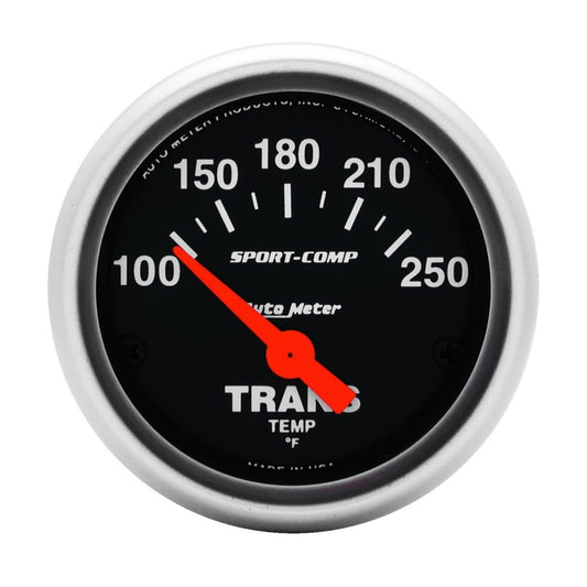 Autometer Sport Comp 100-250 F Trans Temp Gauge