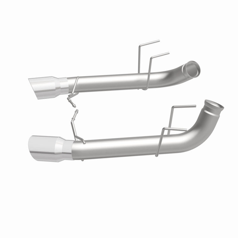 MagnaFlow 13 Ford Mustang Dual Split Rear Exit Stainless Axle-Back Cat Back Exhaust (Competition)