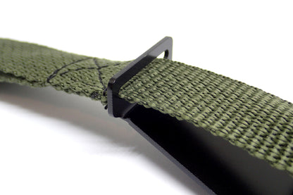 BuiltRight Industries 09-20 Ford F-150/Raptor (09-14 SuperCrew Only) Rear Seat Release - Olive Strap