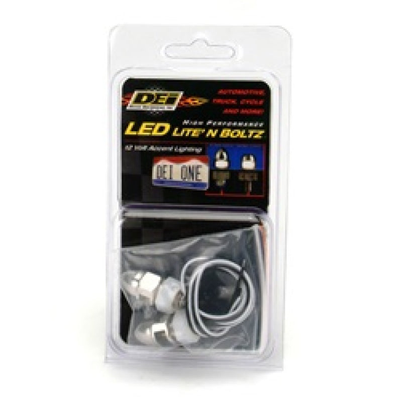 DEI LED LiteN Boltz License Plate Lighting - Dome Head - 2pc - Satin