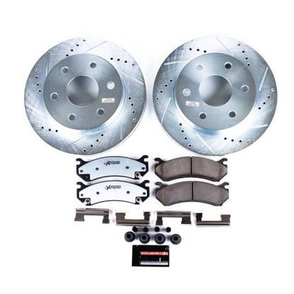 Power Stop 02-06 Cadillac Escalade Front Z36 Truck & Tow Brake Kit