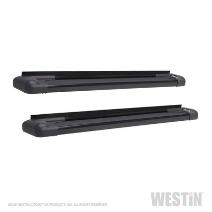 Westin SG6 LED Aluminum Running Boards Running Boards 85.5in - Blk