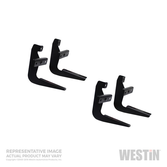 Westin 2009-2018 Dodge/Ram 1500 Reg Cab Running Board Mount Kit - Black