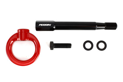 Perrin 2022 Subaru WRX / 18-21 Crosstrek / 14-21 Forester Tow Hook Kit (Front) - Red