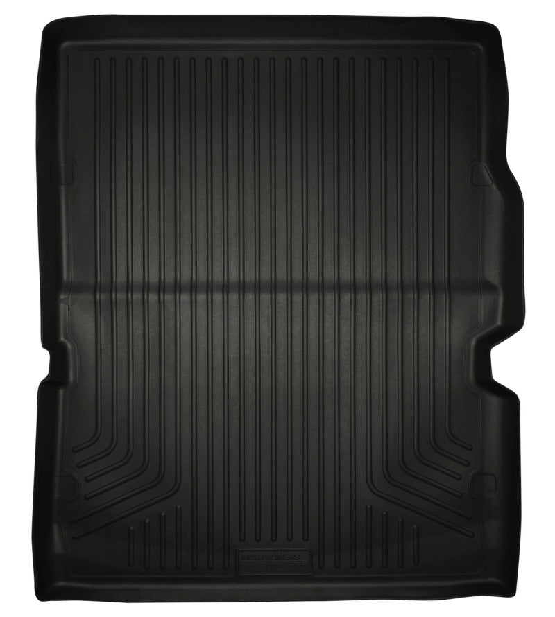 Husky Liners 11-22 Dodge Durango WeatherBeater (Over Folded 3rd Row) Black Rear Cargo Liner