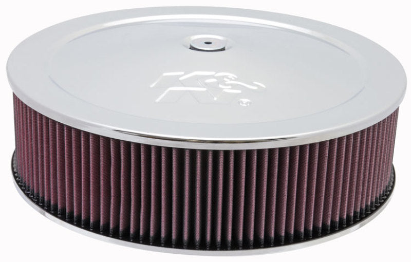 K&N Universal Custom Air Filter - Round 5.125in Flange / 14in OD / 5.125in ID / 5.625in Height