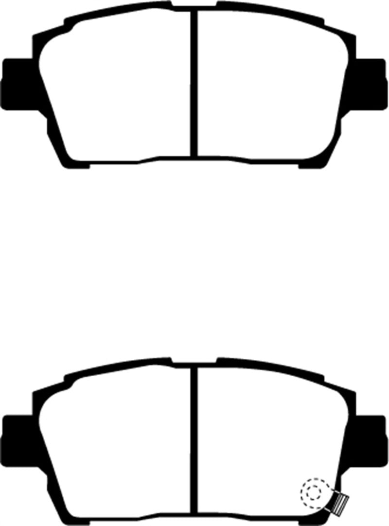 EBC 03-07 Scion XA 1.5 Greenstuff Front Brake Pads