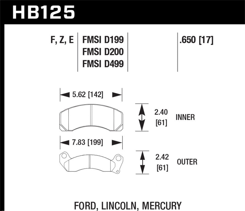 Hawk HPS Street Brake Pads