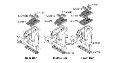 Rhino-Rack Pioneer Leg Height Spacer for RLT600 Legs