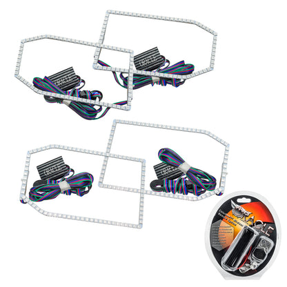 Oracle Chevrolet Silverado 14-15 Halo Kit Non-Projector Style - ColorSHIFT