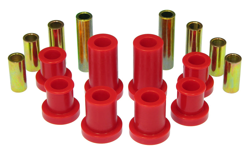 Prothane 07-14 Chevy Silverado 2/4wd Upper/Lower Front Control Arm Bushings - Red