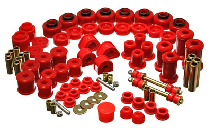 Energy Suspension 97-01 Ford Expedition/Navigator 4WD Red Hyper-Flex Master Bushing Set