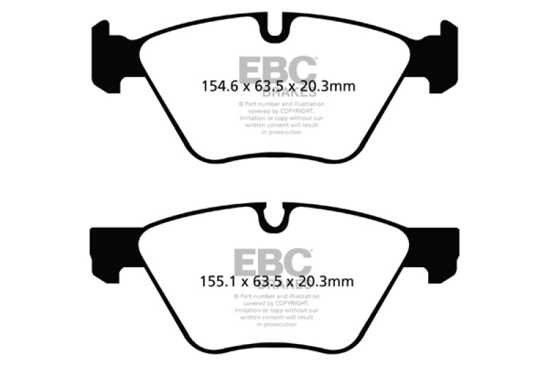 EBC 09+ BMW Z4 3.0 (E89) Greenstuff Front Brake Pads