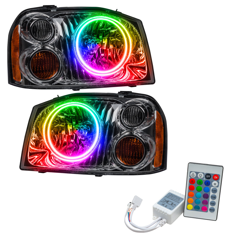 Oracle 01-04 Nissan Frontier SMD HL - Dual Halo - ColorSHIFT w/ Simple Controller NO RETURNS