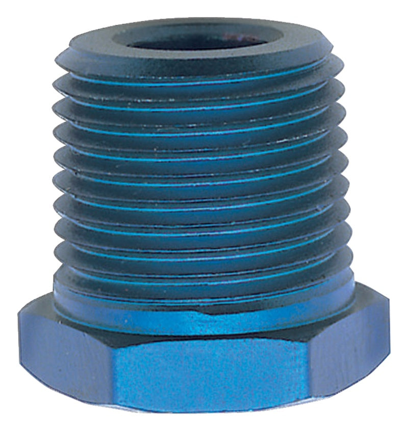 Russell Performance 3/4in Male to 1/2in Female Pipe Bushing Reducer (Blue)