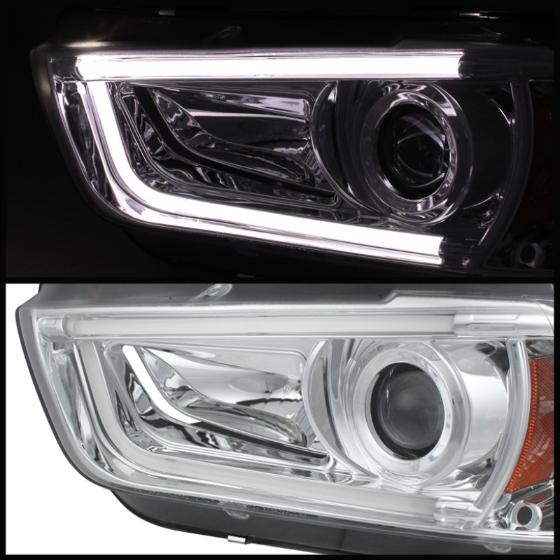 Spyder Dodge Charger 11-14 Projector Headlights Xenon/HID Model- DRL Chrm PRO-YD-DCH11-LTDRL-HID-C