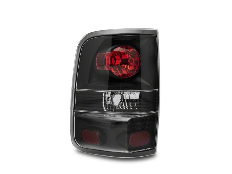 Raxiom 04-08 Ford F-150 Styleside Euro Style Tail Lights- BlkHousing - Red/Clear Lens