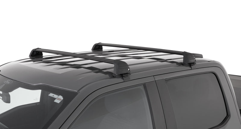 Rhino-Rack 04-08 Ford F150 Supercrew Vortex ROC25 Flush 2 Bar Roof Rack - Black