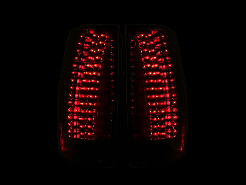 ANZO 2007-2014 Chevrolet Suburban LED Taillights Smoke - Escalade Look