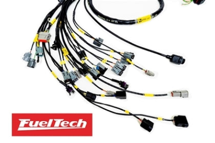 Rywire - Honda K-Series (w/FuelTech 550 ECU) Eng Harness w/OBD2 Alt/EV14 Inj/AEM IAT/MAP (Adapter Req)