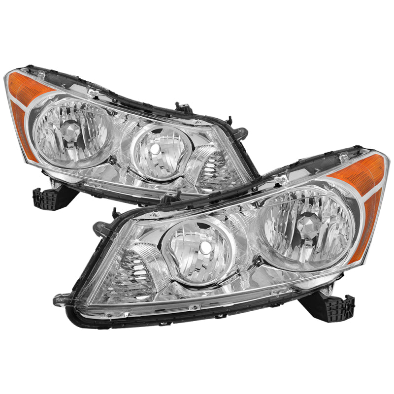 xTune Honda Accord 0-12 Sedan Only OEM Style Headlight - OEM Chrome HD-JH-HA08-4D-C