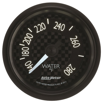 Autometer GT Series 52mm Mechanical 140-280 Deg F Water Temperature Gauge