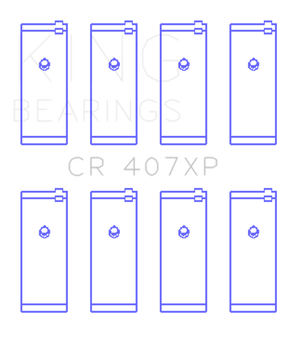 King Nissan CA16DET/CA18DET/CA20ET (Size 0.5) Connecting Rod Bearings