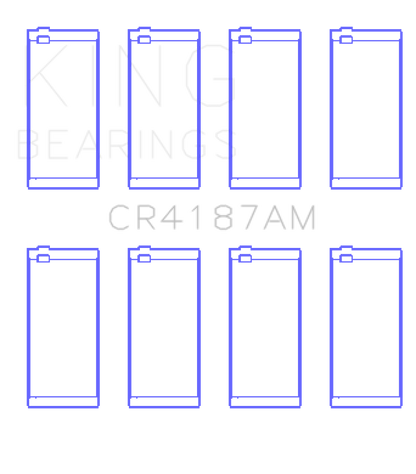 King Toyota 2LT/3L AM-Series 4 Pairs Connecting Rod Bearing Set