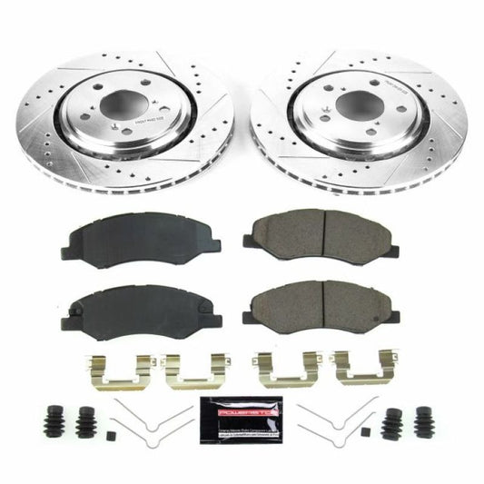 Power Stop 18-19 Honda Odyssey Front Z23 Evolution Sport Brake Kit