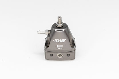 DeatschWerks DWR1000iL In-Line Adjustable Fuel Pressure Regulator - Titanium