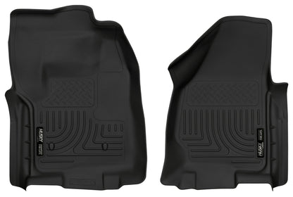 Husky Liners 2012.5 Ford SuperDuty/F-250/F-350 Regular Cab WeatherBeater Black Floor Liners