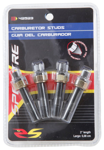 Spectre Carburetor Stud Kit w/Hardware 2in.