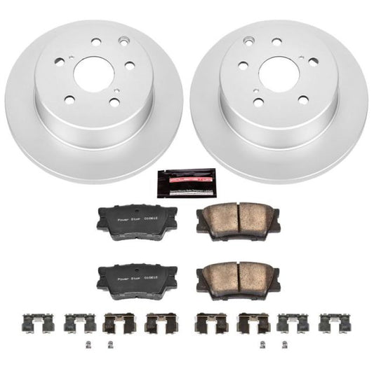 Power Stop 10-12 Lexus HS250h Rear Z17 Evolution Geomet Coated Brake Kit