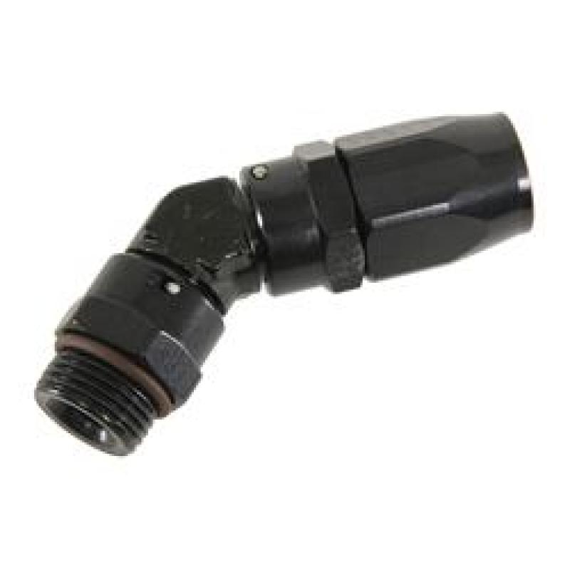 Fragola -12AN x 45 Degree x 1 5/16 - 12 (16) Hose End - Black